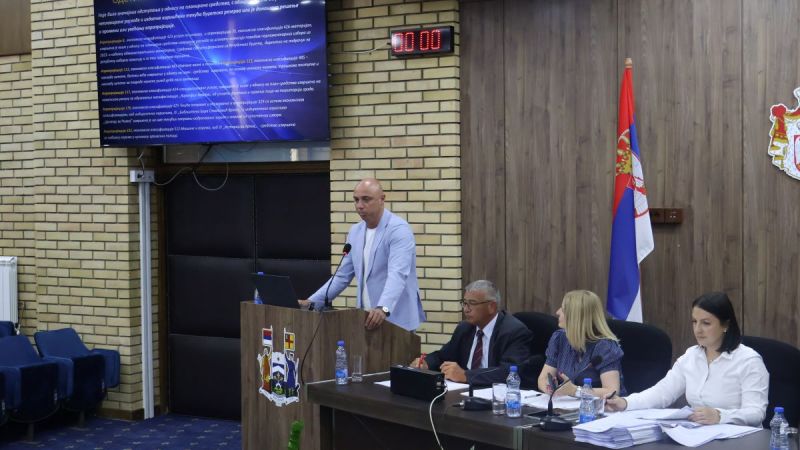 Одборници усвојили Одлуку о завршном рачуну буџета града Врања за 2024. годину